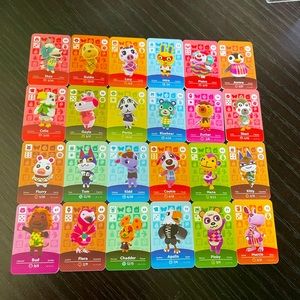ANIMAL CROSSING MINI AMIIBO CARD SET